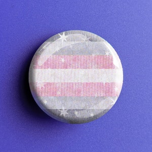 Starry Demigirl Pride Flag - Button Pin