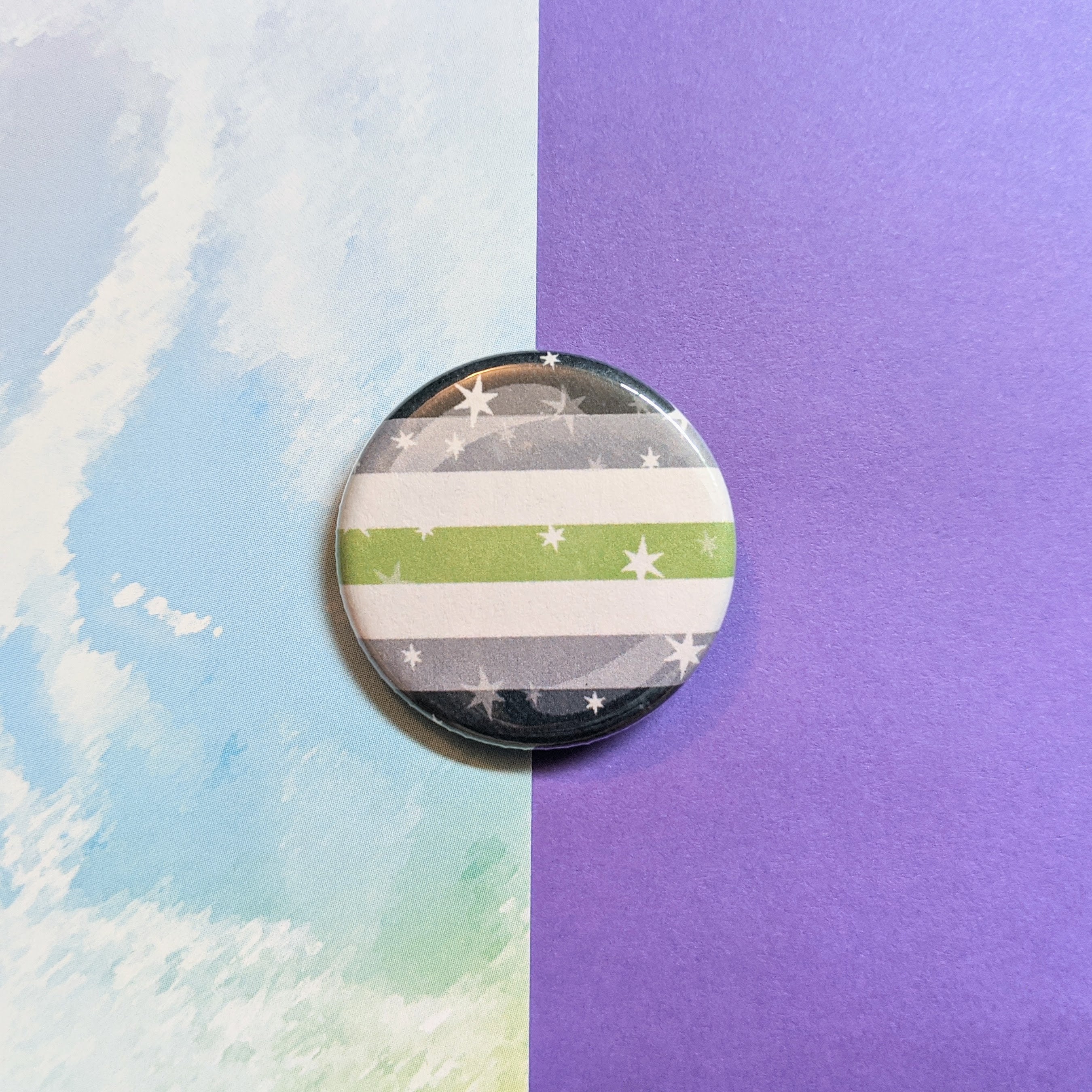 Starry Agender Pride Flag Button Pin Etsy Starry Agender Pride Flag Button Pin Etsy