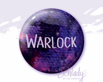 Warlock - Button Pin