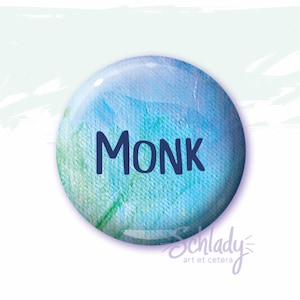 Monk - Button Pin