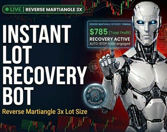 Robot de Forex MT5 / Asesor Experto de Recuperación Instantánea de Lotes / Operador de Martingala Inversa (Descarga Digital)