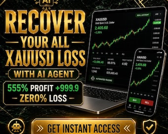 Bot de trading automatizado MT5 / Asesor experto de Forex con IA, sistema de recuperación de pérdidas (descarga digital)