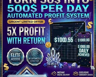 Bot de trading automatizado MT5 / Estrategia de IA, recuperación de ganancias 5 veces mayor (descarga digital)