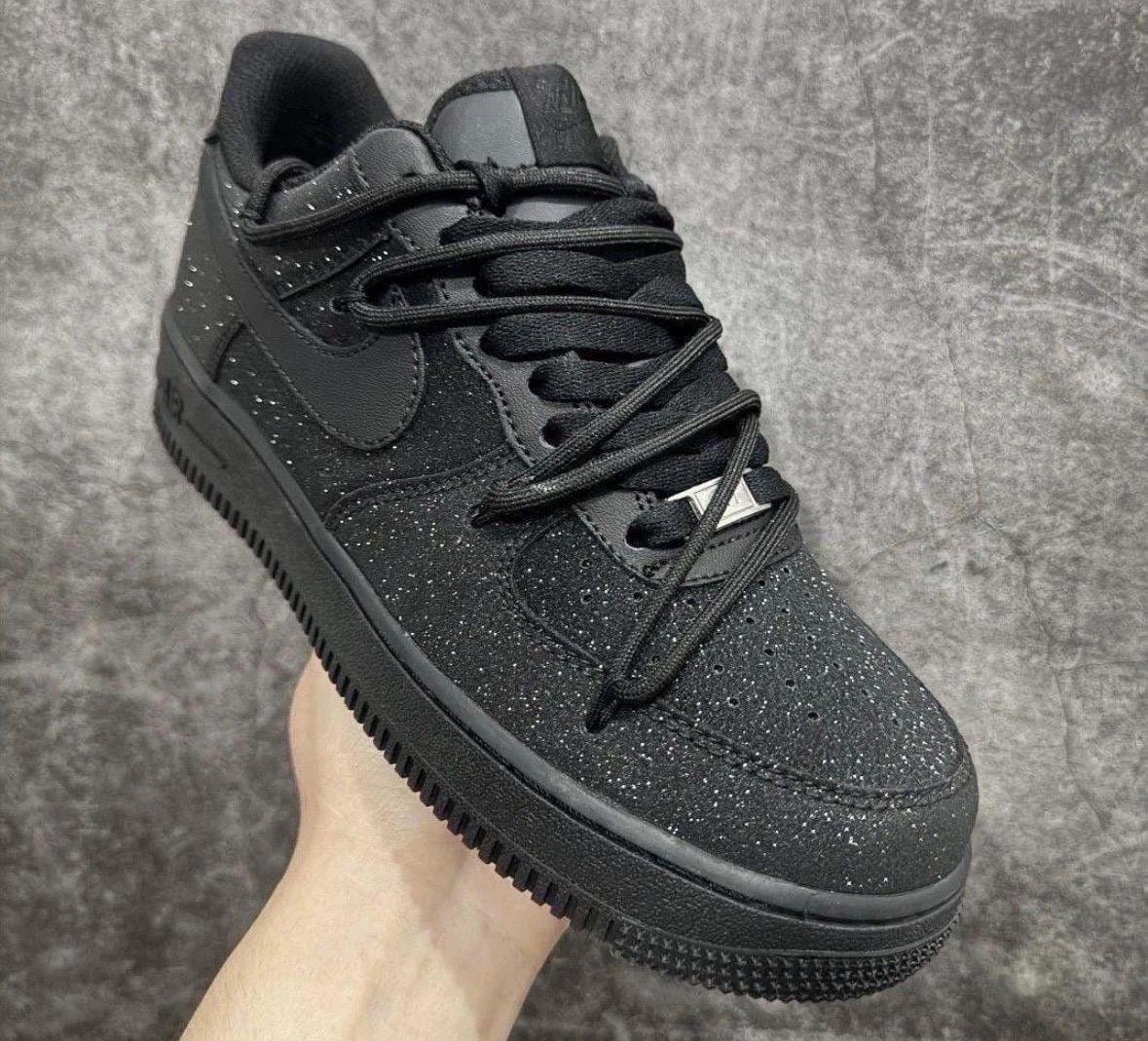 Black Glitter Air Force 1 - Etsy