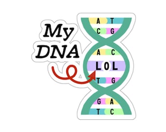 DNA lol sticker