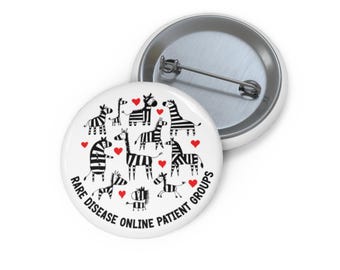 Rare disease patient group pin