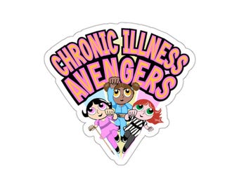 Chronic illness avengers sticker