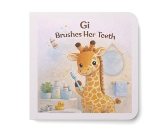 Gi Brushes Her Teeth – A Gentle Toothbrushing Social Story for Kids | Visual Daily Routine Book