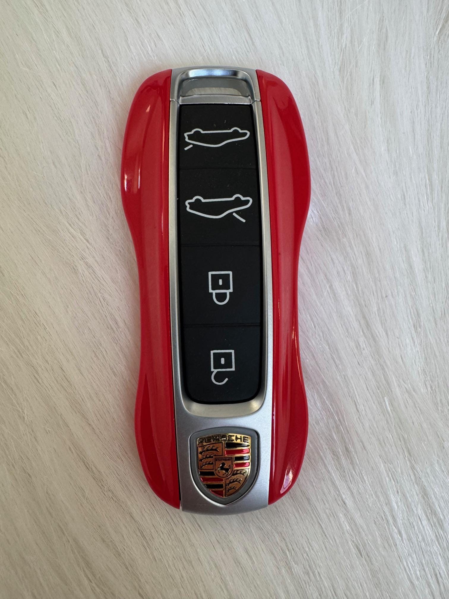 Porsche 車両キー用カバー 赤 Porsche 車両キー用カバー 赤 【公式通販】