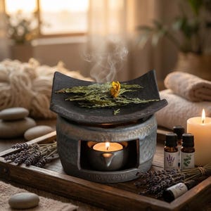Meditation und Zen Keramik Diffusor