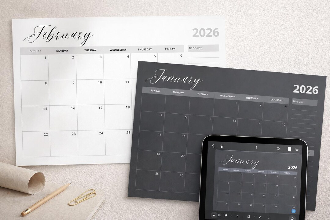 Calendario 2026 en PDF para imprimir | Descarga del calendario 2026 ...