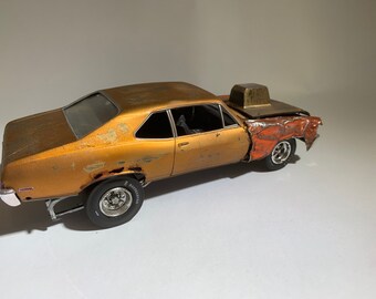 Chevy nova. 1/24scale. Ratrod. Classicwrecks ooak 1969 nova junkermodel junkyard