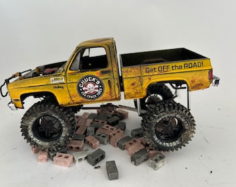 GMC, 1/24scale, big foot, rock crawler, Classicwrecks, rat rod, junkyard, junkermodel.