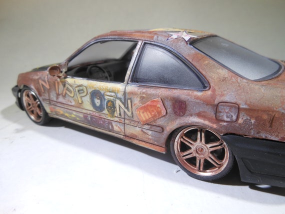 Scalemodelcar Hondacivic Ratrod Ooak 124scale Etsy