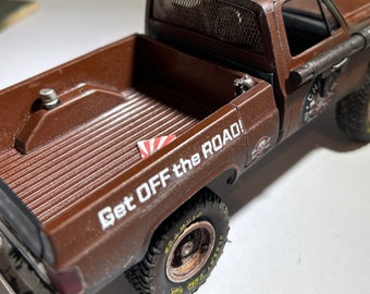 Truck scalemodel,1/24scale,bespoke, gmc truck, apolcalypse, vampire hunter, Classicwrecks, ratrod, 4x4 off road, trailblazer