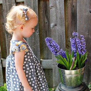 Little Miss Dress-- Simple printable size 2t Dress Pattern