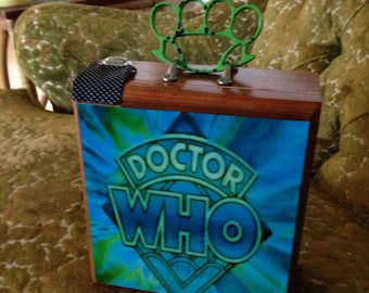 Dr. Who Themed Cigar Box Purse