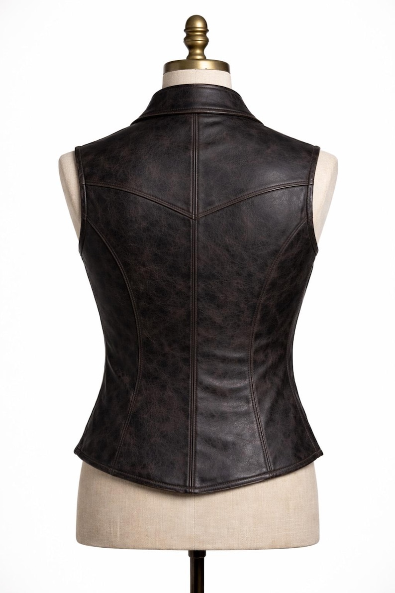 Men’s Leather Pirate Vest, Viking Steampunk Gothic Vest, Renaissance Fair LARP Costume, Handmade Leather Vest for Men