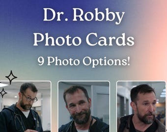 Dr Robby Photo Cards The Pitt
