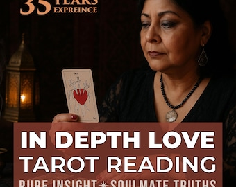 In-Depth Love Tarot Reading, Soulmate and Twin Flame Energy Guidance, Honest Relationship Insight and Clarity