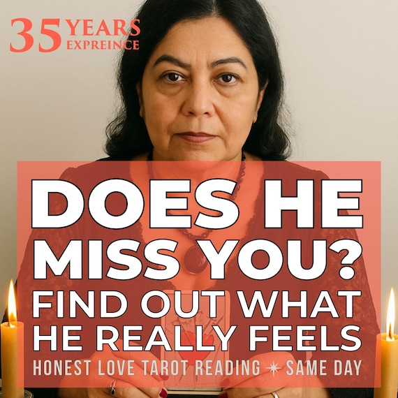 Does He Miss Me? Love Tarot Reading | Honest Psychic Insight, No Contact Energy Reading, Relationship Clarity