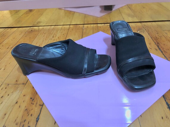 stuart weitzman black mules