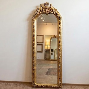 Gold gerahmte spiegel