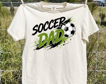 Soccer Dad World Cup Shirt, Fathers Day Football Tee, Comfort Colors Vintage Splash Graphic Top, 2026 Tournament Papa Present