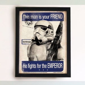 Stormtrooper - Imperial Propaganda Print 11x14