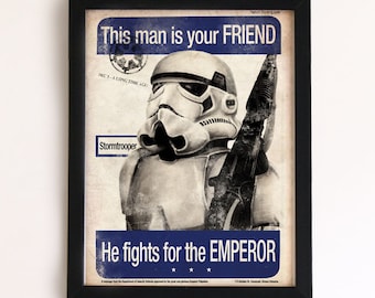 Stormtrooper - Imperial Propaganda Print 11x14