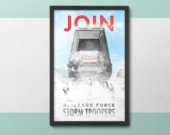 Star Wars - Imperial Blizzard Force Poster 11x17