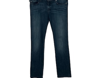 Y2K Rock & Republik Stella Jeans 30 Strass R Pocket USA Made Dark Wash Denim