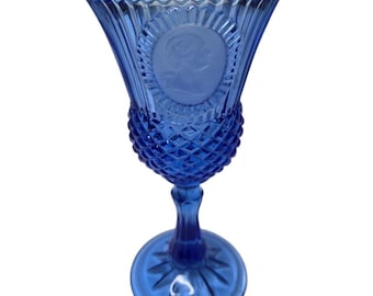 Vintage George-Washington-Pokal zum 200-jährigen Jubiläum 1976 – Seltene kobaltblaue Farbe