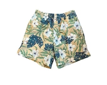 VTG Polo Ralph Lauren 90s Polo Sport Swim Trunks S Festival Tropical Hawaiano