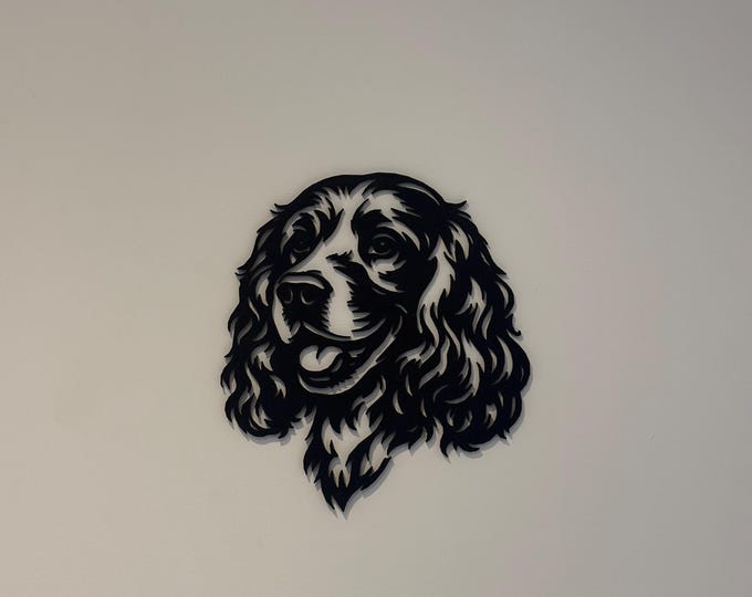 Spaniel wall piece