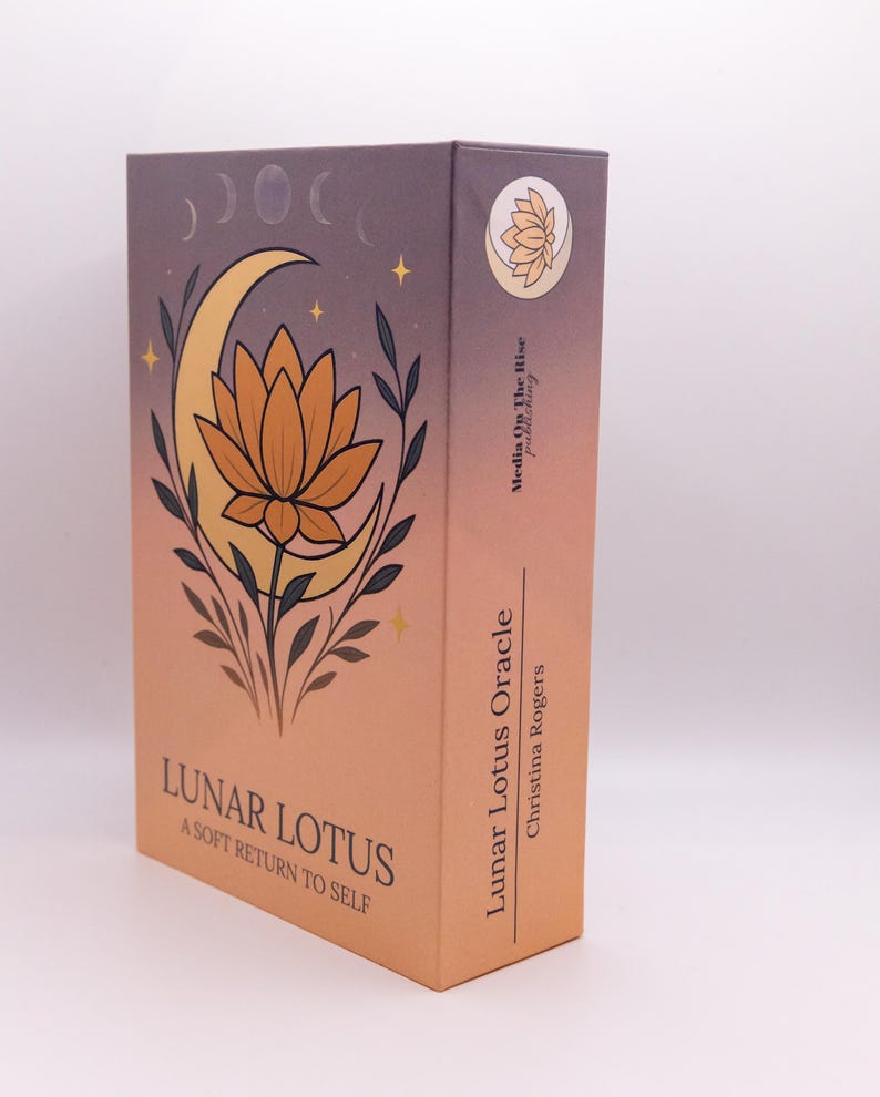 Lunar Lotus Oracle Deck | Mindfulness, Spiritual Reflection & Journaling Cards image 12