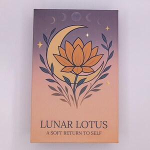 Lunar Lotus Oracle Deck | Mindfulness, Spiritual Reflection & Journaling Cards image 7