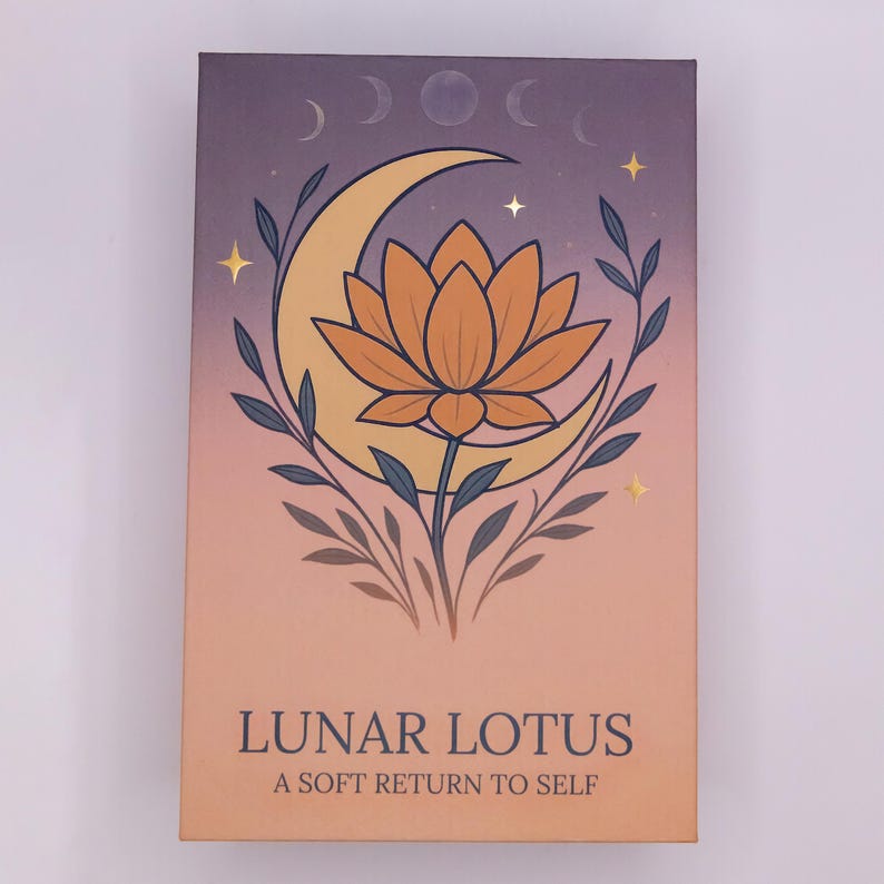 Lunar Lotus Oracle Deck | Mindfulness, Spiritual Reflection & Journaling Cards image 7