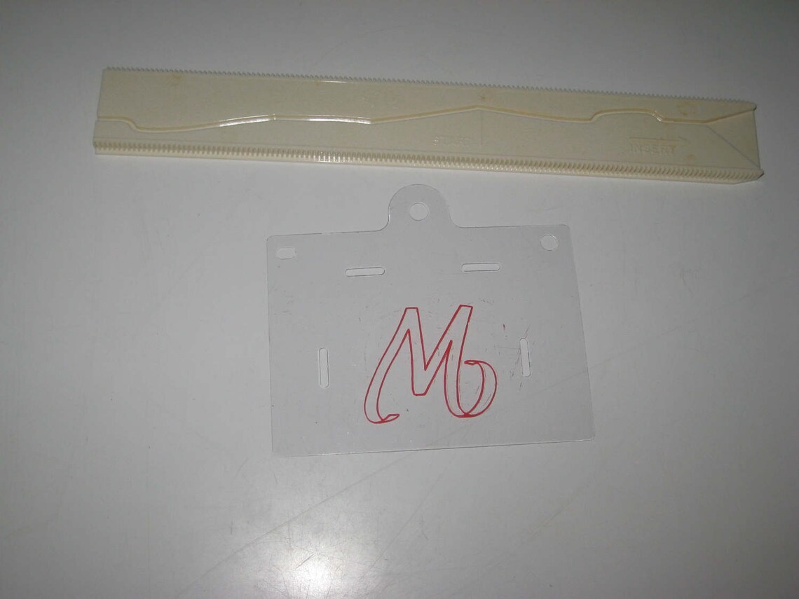 Singer Deluxe Monogrammer Letter H Bar Cam And Letter Template Etsy