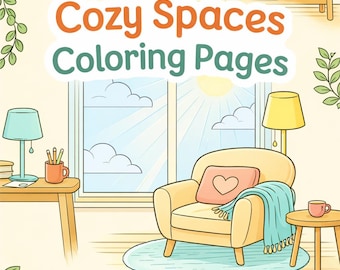 居心地の良い空間の塗り絵