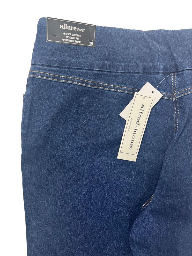 Allure-broek dames spijkerbroek modern fit denim (038) Gepersonaliseerd cadeau-idee afbeelding 7