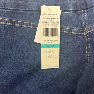 Allure-broek dames spijkerbroek modern fit denim (038) Gepersonaliseerd cadeau-idee afbeelding 10