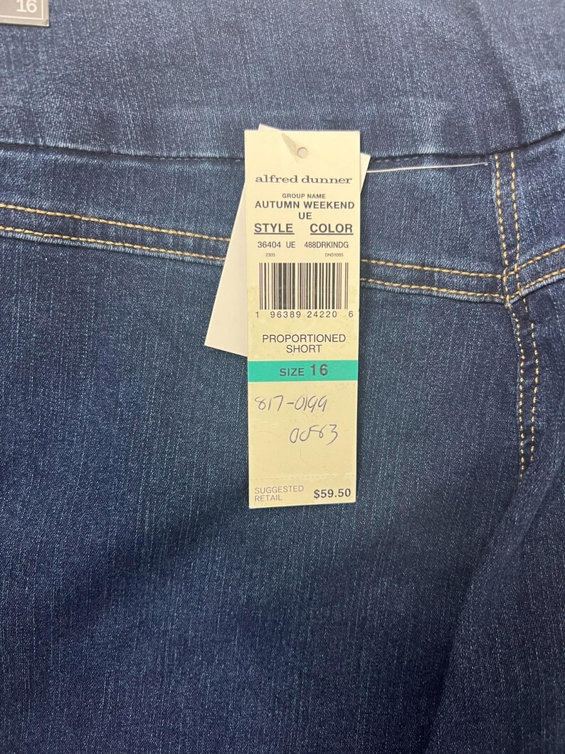 Allure-broek dames spijkerbroek modern fit denim (038) Gepersonaliseerd cadeau-idee afbeelding 10