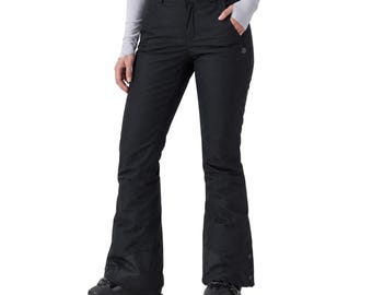 Pantalones de nieve negros para mujer Stormpack Sunice, tejido transpirable (089), talla S. Idea de regalo personalizada.