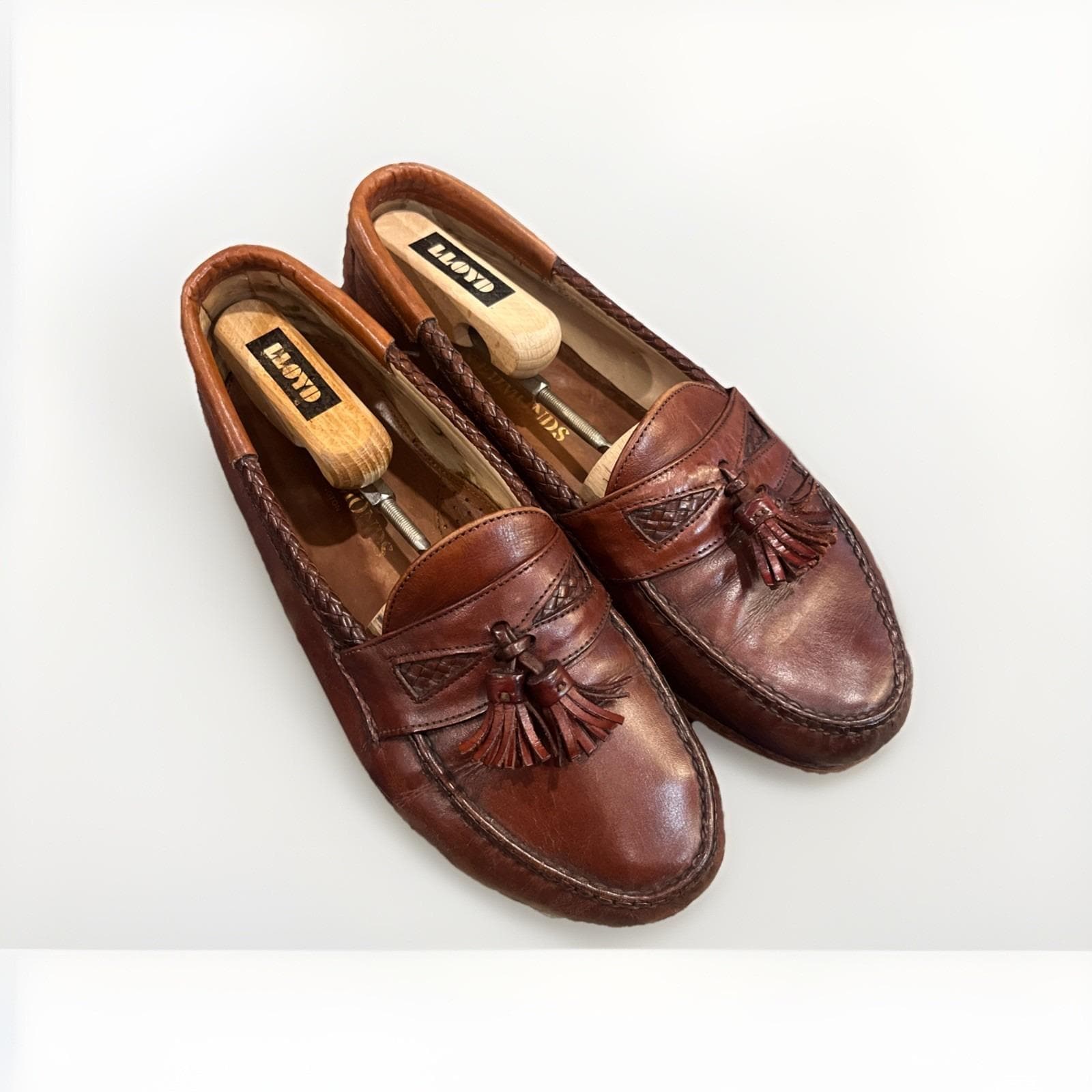 Johnston & Murphy Aristocraft Kiltie Buckle Loafers Brown USA 11.5B Ivy Allen Edmonds 11 Shoe - Etsy Hong Kong main image 3