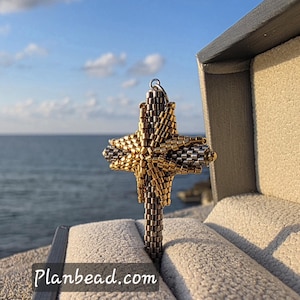 Planbead - Beaded Cross 24kt PDF Pattern