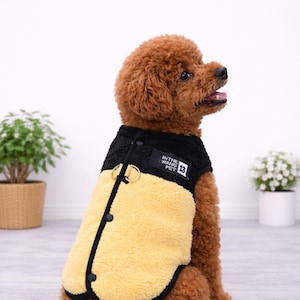 Dog Winter Coat Fleece | Warm Dog Jacket for Small Dogs | Cozy Puppy Vest Soft & Comfortable
