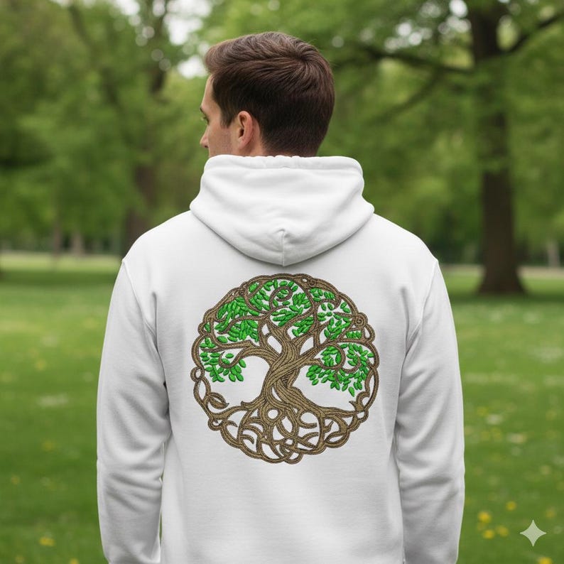 Celtic Tree of Life Embroidery Design – Yggdrasil Machine File (8 Sizes ...