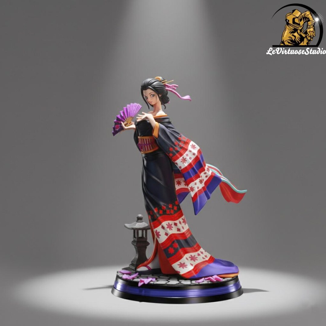 Nico Robin Geisha 3D STL Model – One Piece Anime Figure – Elegant ...