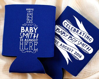 Baby Shower Koozies Etsy
